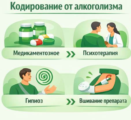 кодирование от алкоголизма в Тогучине Санати